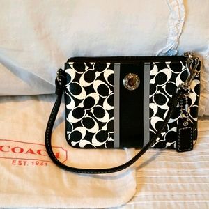 Coach Wristlet in Signature Leather